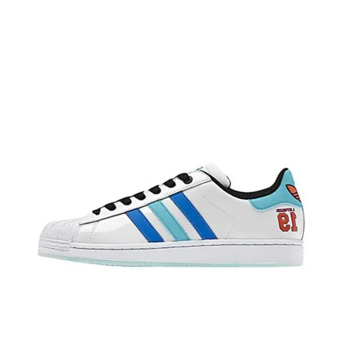 Adidas Originals Superstar 2 Hoth Alliance Амортизация Износостойкий Низкий Топ Скейтборд Кроссовки Мужские Белый Синий