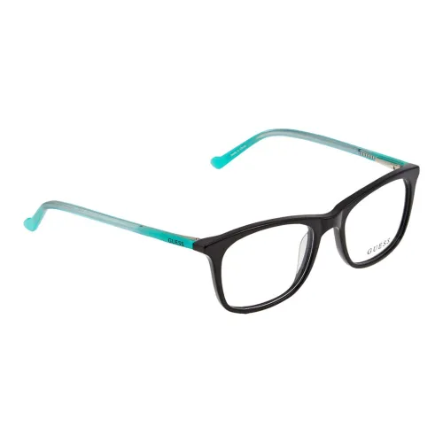 GUESS Пластик Квадратные Оправы для очков Женские Синие