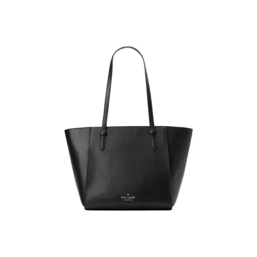 Kate Spade PVC Тоут Сумка Сумка для покупок Сумка Сумка через плечо Женская Черная