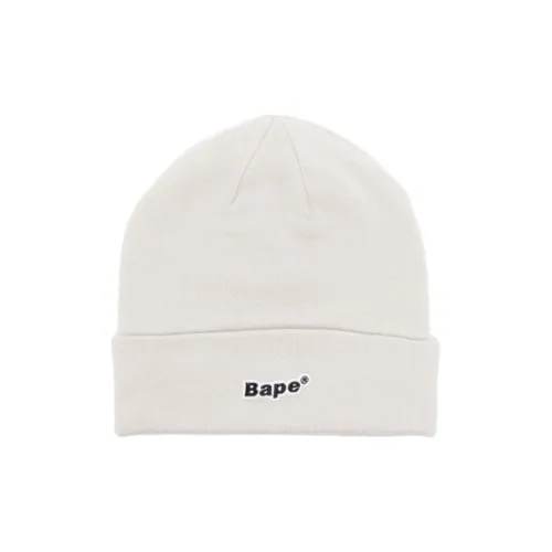 A BATHING APE Акрил Шерсть Полиамид Полиуретан Шапки-бини Мужской Бежевый