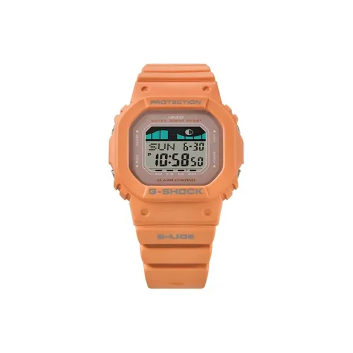 CASIO Кварцевый механизм Смольный ремешок Часы унисекс Серый циферблат