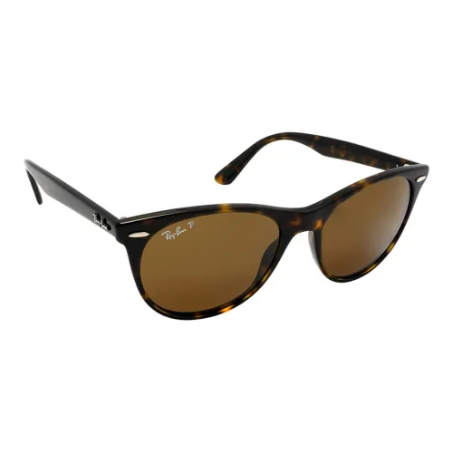 RayBan Ацетат Круглые Солнцезащитные очки Женские Черепаховый