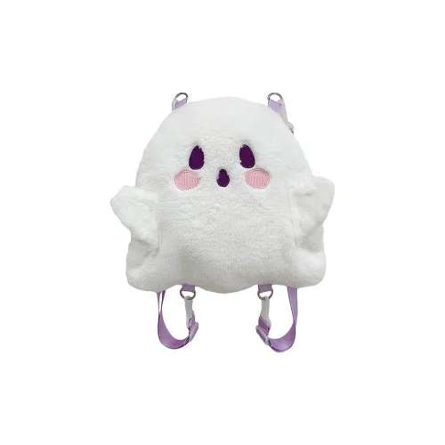 ResNonverba Велюр Рюкзак Стандартный Женские Белый