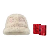 Розовая шляпа "Танец льва" + новогодская коробка + набор одежды + комплект