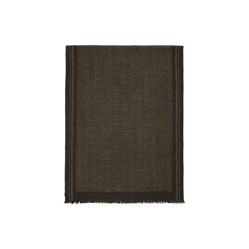 GIORGIO ARMANI Вязаные шарфы Мужской Коричневый