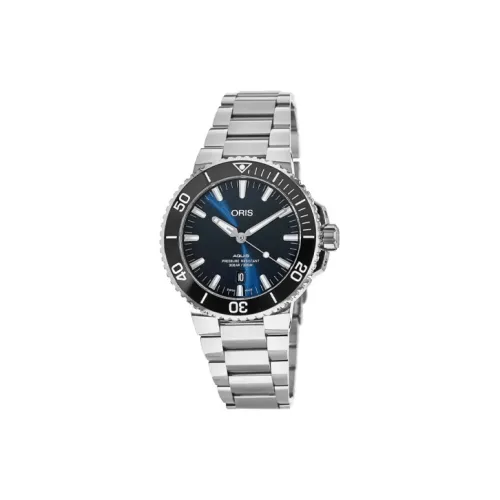 Oris Автоматический Механический Механизм Мужские Часы 41,5мм*12,7мм Синий