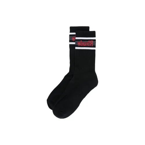 RHUDE Черные мужские носки MID до икры
