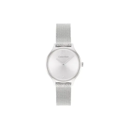 Calvin Klein Кварцевый Movement Женские Часы 28mm*7,3mm Серебряные
