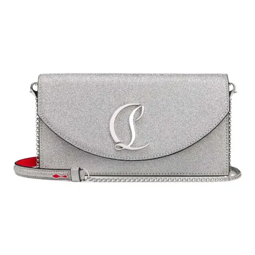 CL LUBOTING Телячья кожа Клатч Женское Серебро