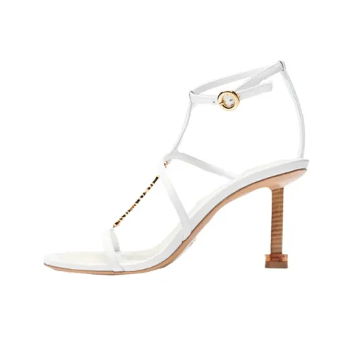 Jacquemus Les one Ремень Сандалии Белый Женские