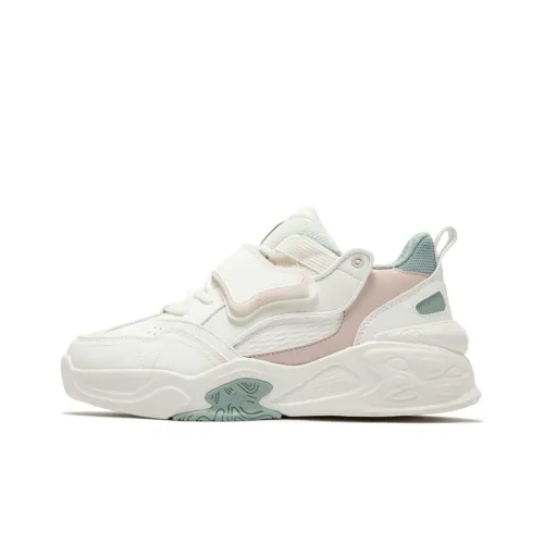 361° Износостойкий Термический Низкий Топ Casual Женский Белый Зеленый