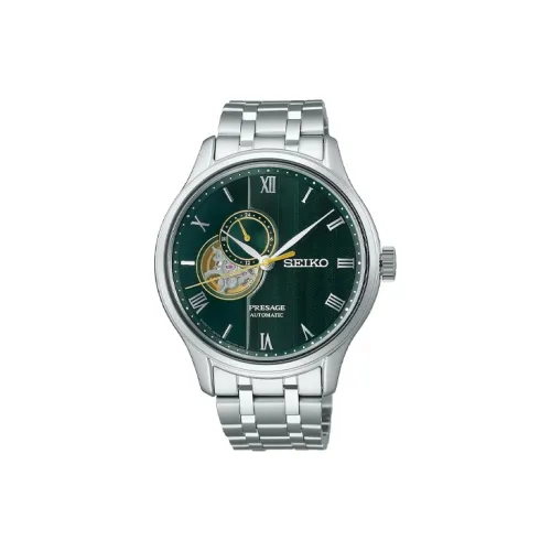 SEIKO Автоматический Механический Movement Унисекс Часы 41,8mm*12,5mm Зеленые