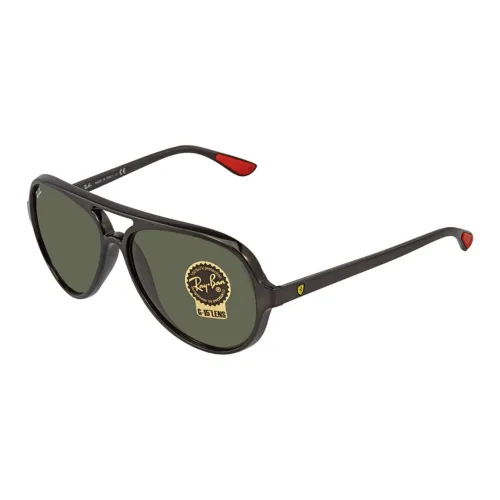 RayBan Nylon Aviator Солнцезащитные очки Унисекс Черный