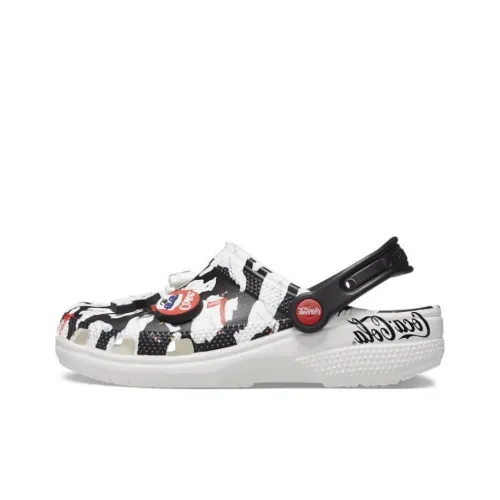 Coca Cola x Crocs 'Белый медведь' Сабо Унисекс Черный белый