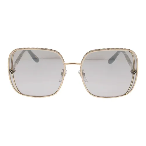 CHOPARD Металл Квадрат Солнцезащитные очки Унисекс Золото