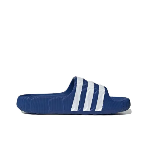 adidas originals Adilette 22 EVA Устойчивые к истиранию Слипоны Унисекс Синий Белый