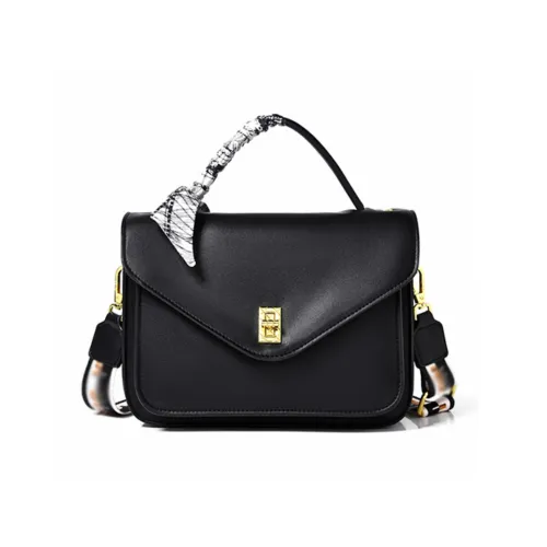 Versman ПУ (полиуретан) Одно плечо Сумка Большая Женская Классическая Черная Закат Желтый Элегантный Серый