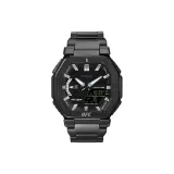 Чёрный циферблат и чёрный ремешок