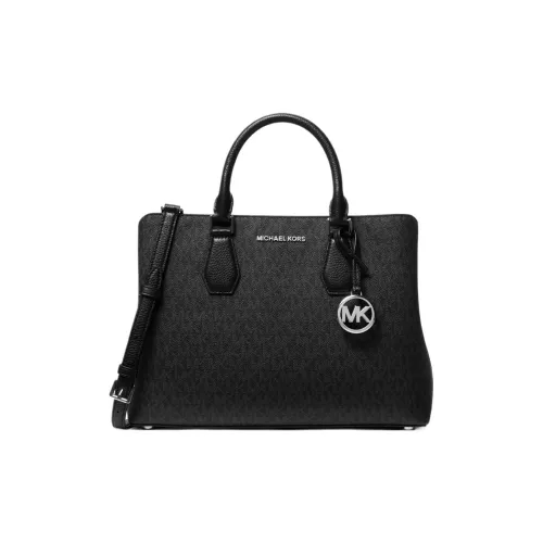 MICHAEL KORS CAMILLE Кожаная отделка Сумка через плечо Сумка Большая Женская Черная