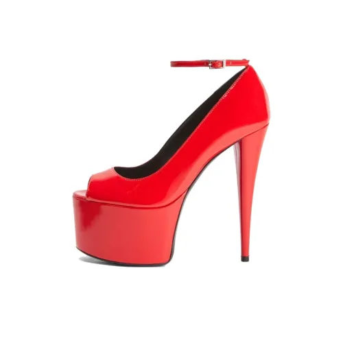 Giuseppe Zanotti GZ Aida One Ремешок Сандалии 15 см Женские Красные