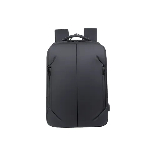 Slazenger Кожа Мембранный Ноутбук Сумка Путешественная Сумка Студенческий Рюкзак Рюкзак Стандартный Черный