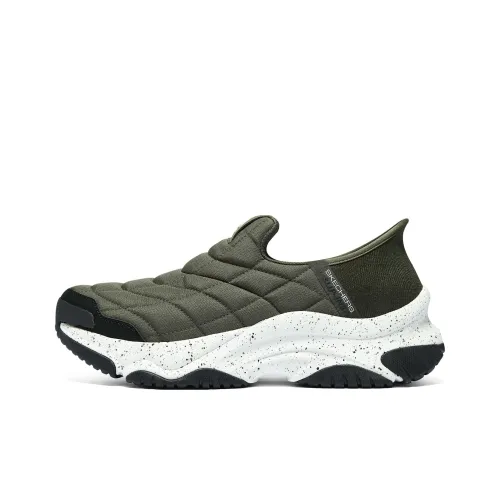 Skechers MOONHIKER Амортизация Износостойкий Низкий Топ Повседневная Обувь Мужская Оливково-Зеленая