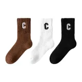 Темно-кофейный + Белый + Черный