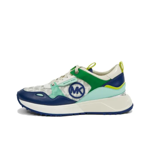 MICHAEL KORS Theo Low Топ Спортивная Повседневная Обувь Женская Белая Зеленая Синяя