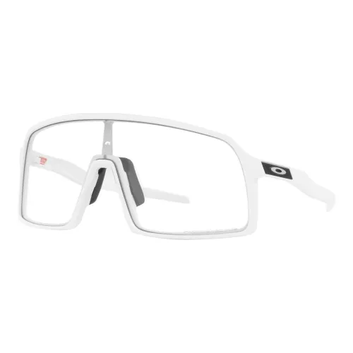 Oakley Нерегулярная форма Солнцезащитные очки Мужской Белый