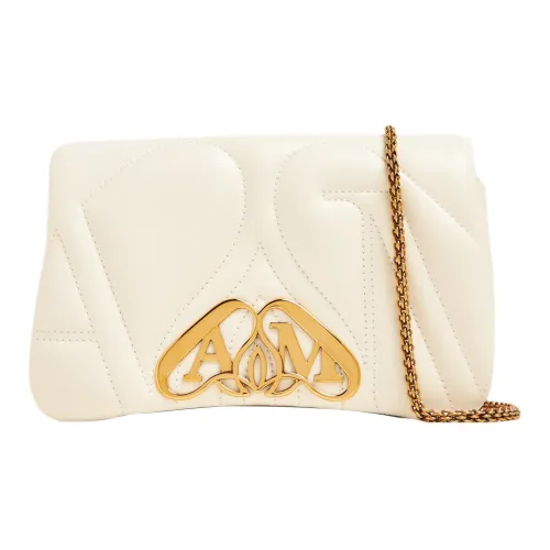 Alexander McQueen Кожа Сумка через плечо Мини Женская Белая