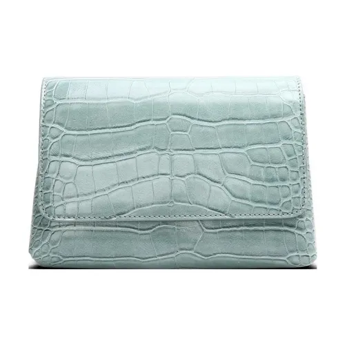 EMPORIO ARMANI Полиуретан Плечевая сумка Женская Бирюзовая