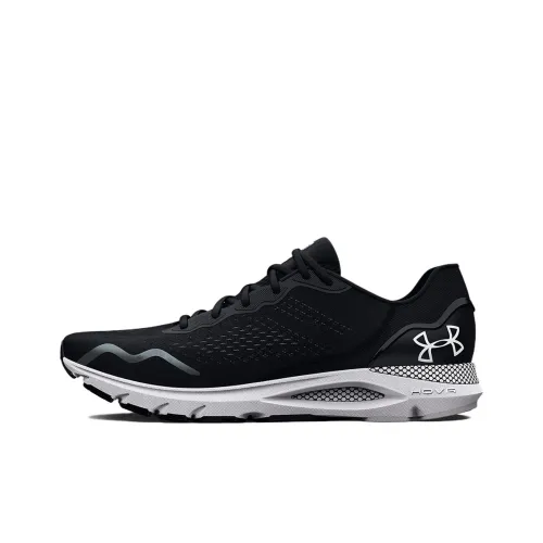 Under Armour Hovr Sonic 6 Беговые кроссовки Низкий топ Черный Белый Мужской