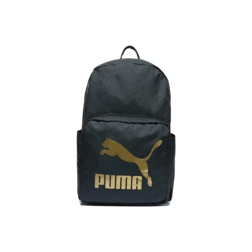 PUMA Originals Urban Ткань Рюкзак Стандартный Унисекс Черный Золото