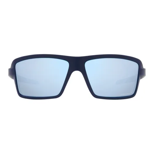 Oakley Plastic Rectangular Sunglasses Men's Blue Oakley Пластик Прямоугольные Солнцезащитные очки Мужские Синие