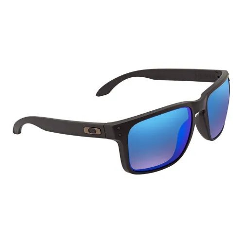 Oakley Plastic Rectangular Sunglasses Men's Black
