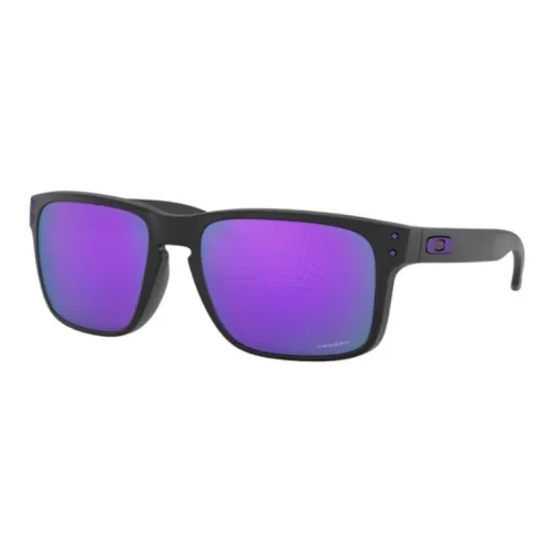 Oakley Plastic Rectangular Sunglasses Men's Black