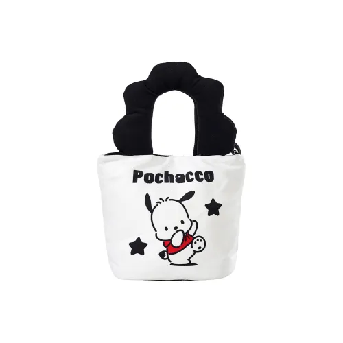 Sanrio Polyester Cloud Bag Travel Bag Single Shoulder Bag Women's Black White