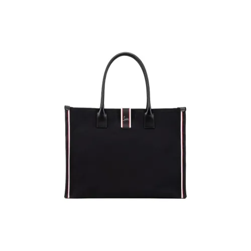 CL LUBOTING Холст Телячья кожа Тоут Сумка Сумка для покупок Холст Сумка Экстра-большая Мужская Черная