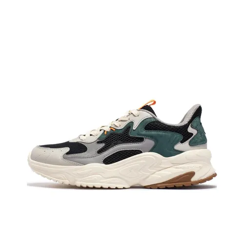 361° Амортизация Износостойкий MID Топ Casual Мужской Черный Зеленый