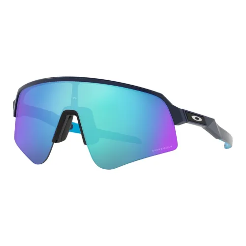 Oakley Пластик Нерегулярная форма Солнцезащитные очки Мужской Черный