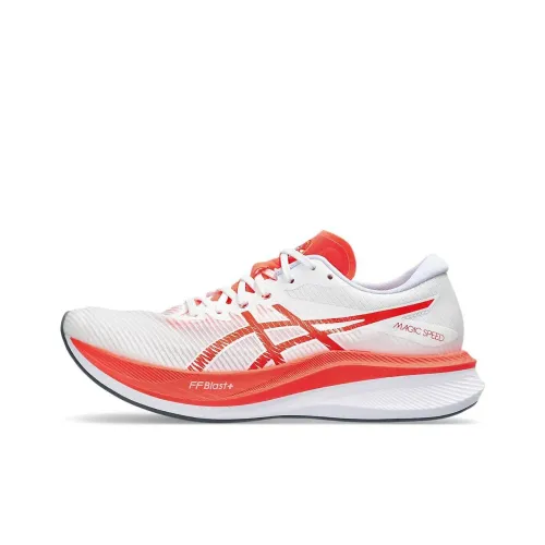 Asics Magic Speed 3,0 Low Топ Марафон Длинный Бег на дистанции Гонки Беговые кроссовки Женские Белый Красный
