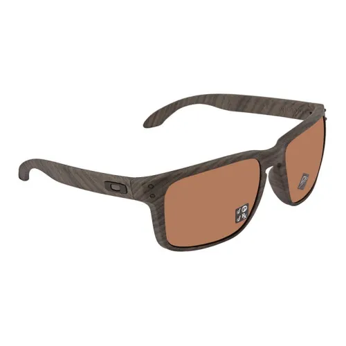 Oakley Прямоугольные Солнцезащитные очки Унисекс Коричневый