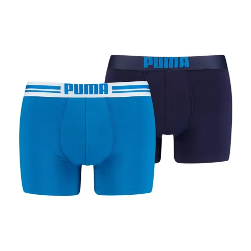 PUMA Placed Логотип Мужские Boxers 2 Упаковка Трусы Мужские 2 Штуки