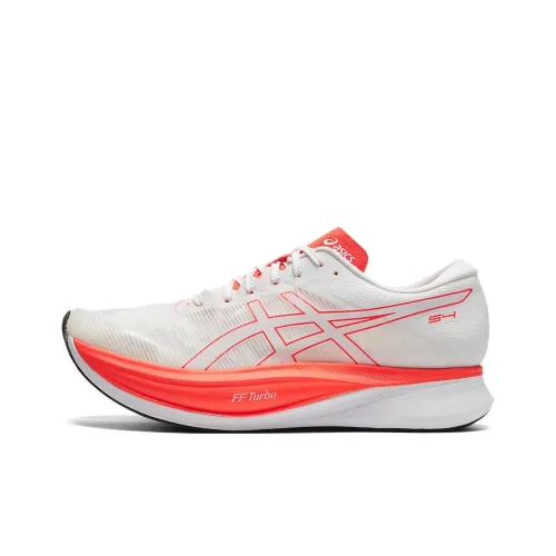 Asics S4 Low Топ Карбоновая плита Тренировочные Беговые кроссовки Унисекс Оранжевый Белый