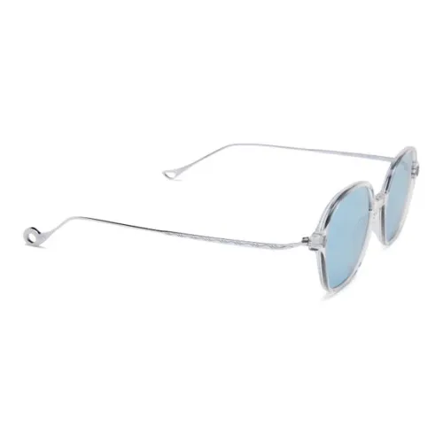 EYEPETIZER OVAL SUNGLASSES Мужские Серебряные