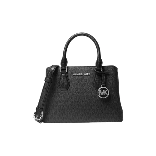 MICHAEL KORS CAMILLE Logo Printed Холст Сумка через плечо Сумка через плечо Маленькая Женская Черная