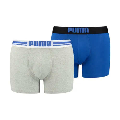 PUMA Placed Логотип Мужские Boxers 2 Упаковка Трусы Мужские 2 Штуки