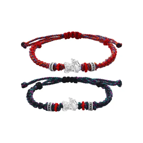 CAROMAY Медные браслеты женские красный черный