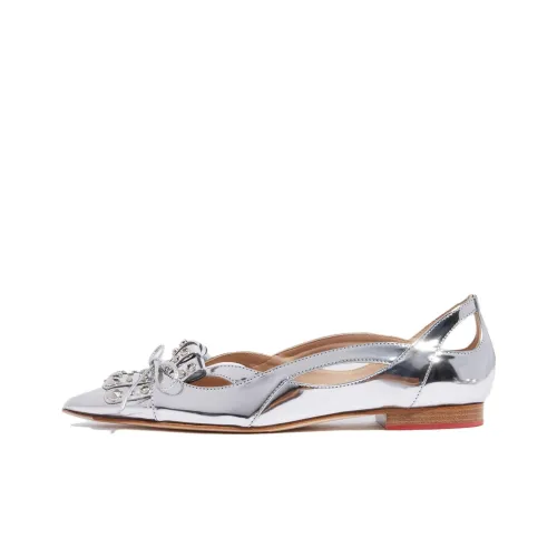 SCAROSSO Женские повседневные туфли Low Top Silver Women's
