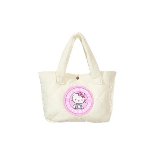 Sanrio Вышивка Тоут Сумка Сумка для покупок Женская Бежевая